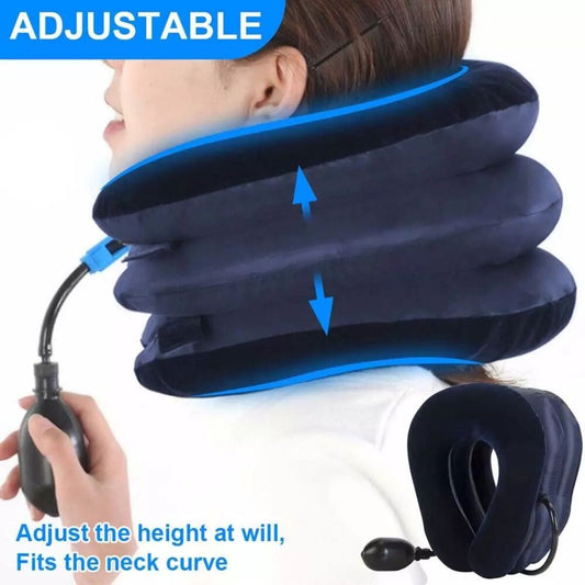 Cervical Traction Device Collar Brace Support Pain Relief Therapy