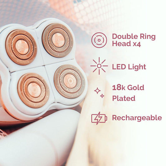 Finishing Touch Electric Razor W/LED Light Body Hair Trimmer