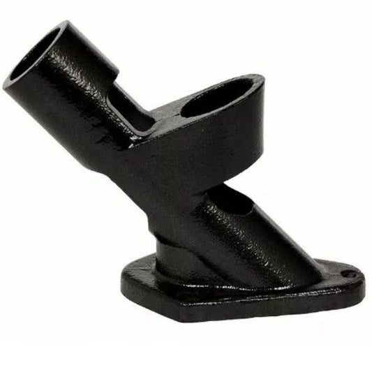 Cast Iron Wall Mount House And Estate Flag Pole Bracket, Black