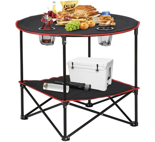 Foldable Camping Table Portable Outdoor Picnic Table W/Carry Bag