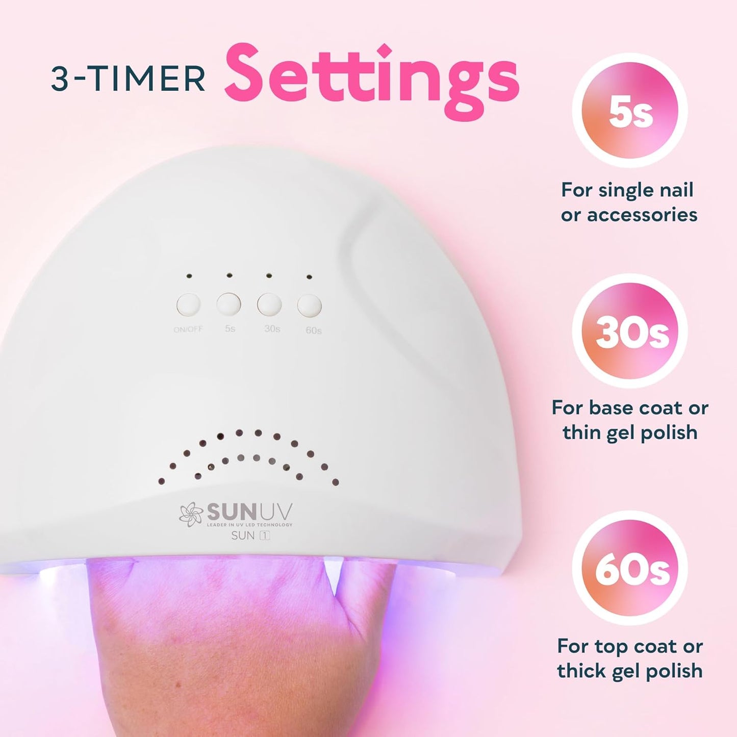 LED UV Nail Dryer Lamp Gel Nail Light Polish 48W UV LED Dryer