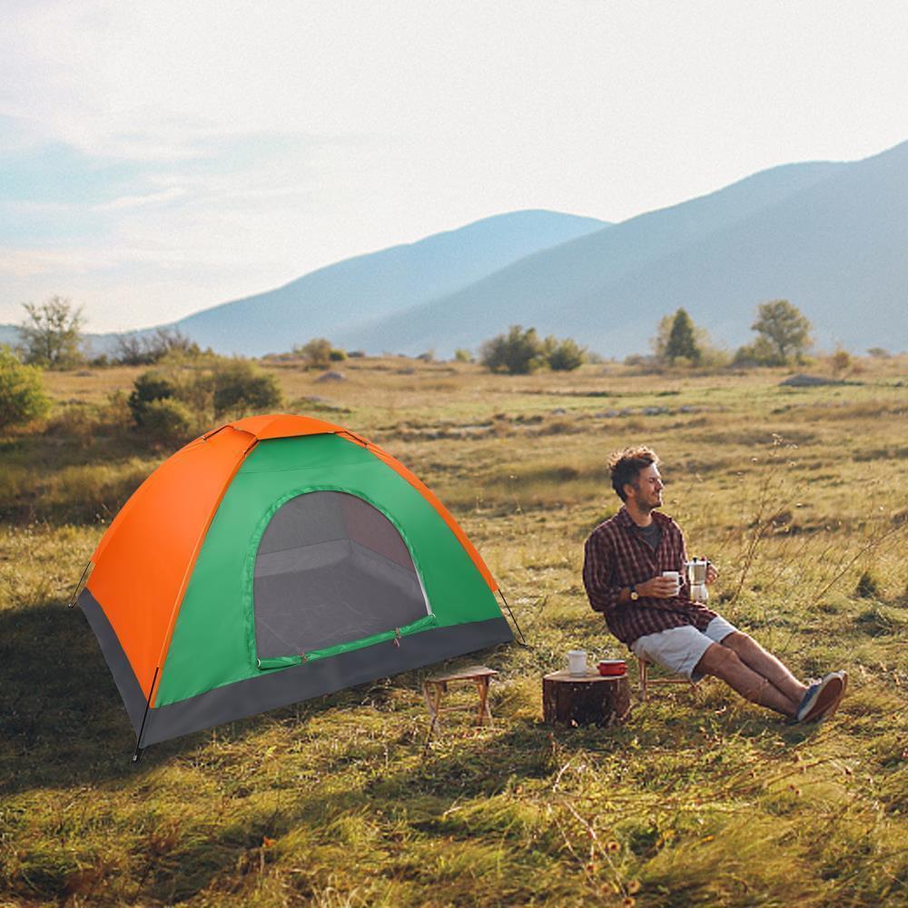 Folding 2 People Tent Portable Outdoor Camping Hiking Tent W/Bag