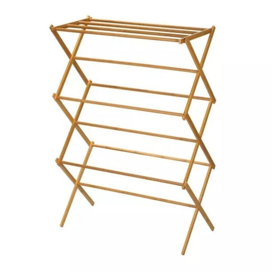 Wooden Drying Rack Bamboo Clothes Dry Rack Foldable Dry Rack