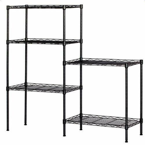 5-Tier Rack High-grade Carbon Steel Storage Adjustable Shelves
