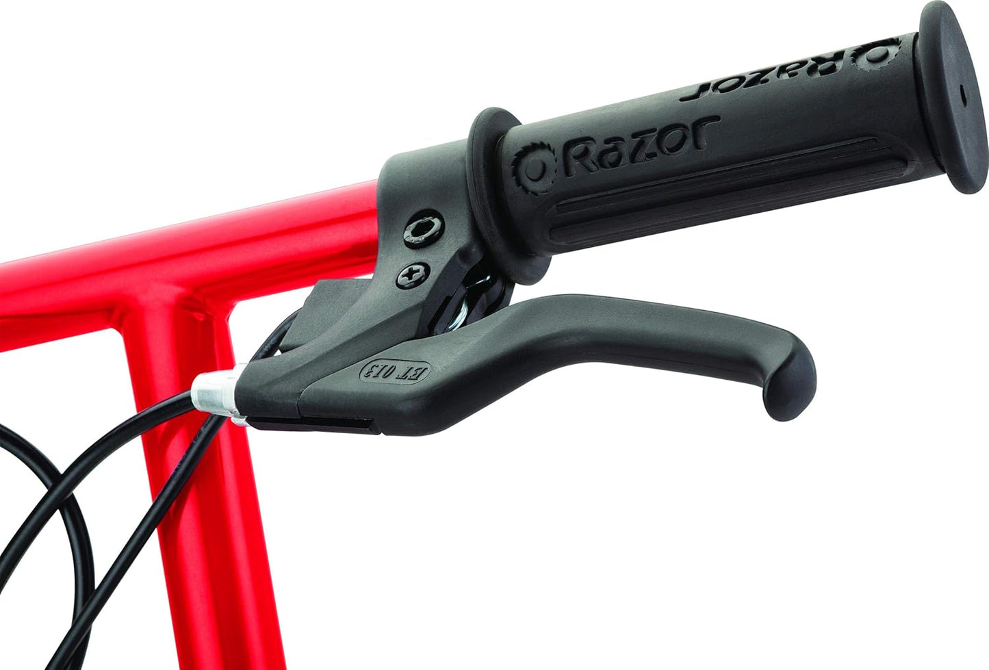 Electric Scooter 100W High-Torque Single-Speed Chain-Driven, Red