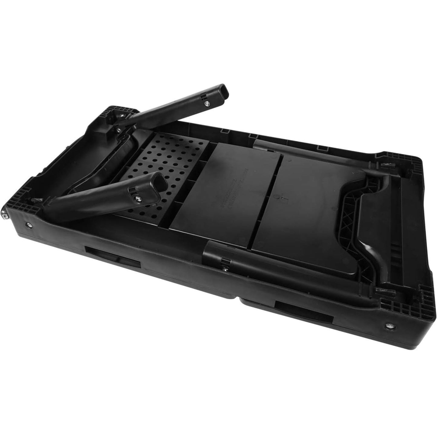 Laptop Desk Foldable W/Cooling Fan USB Hub LED Light Stand Table
