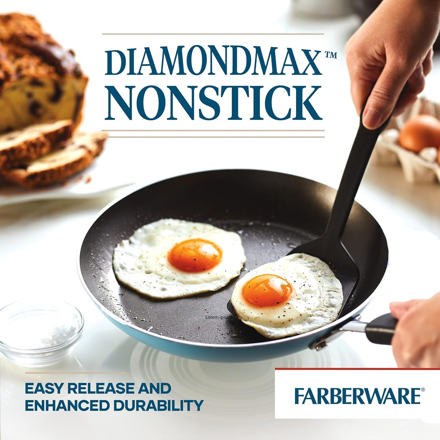 Frying Pan Set Nonstick 8.25" and 10" Frying Pan Set, Aqua