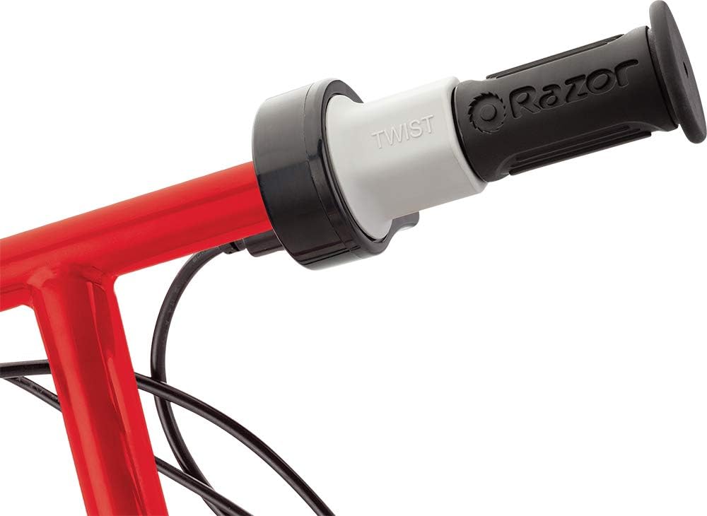Electric Scooter 100W High-Torque Single-Speed Chain-Driven, Red