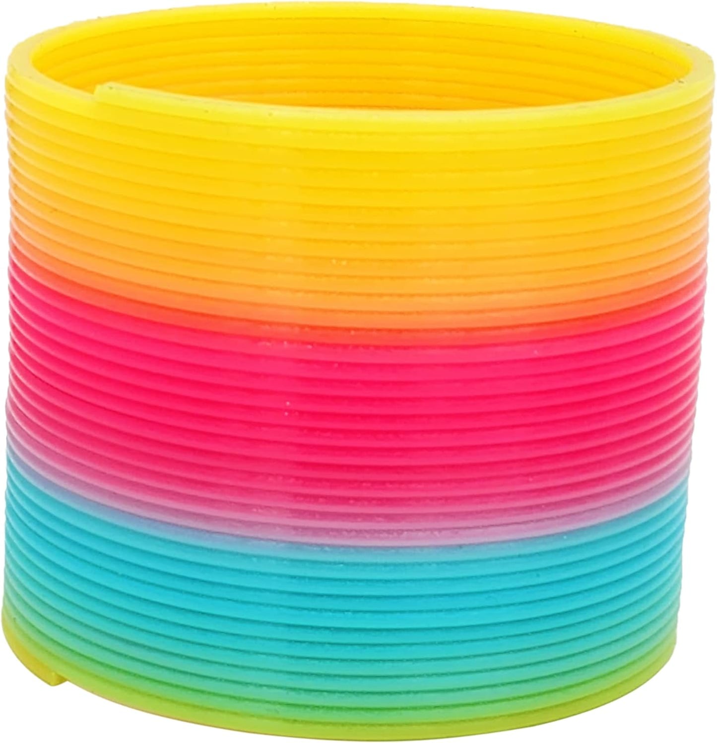 Plastic Multicolor Coil Spring 3" D Rainbow Coil Spring