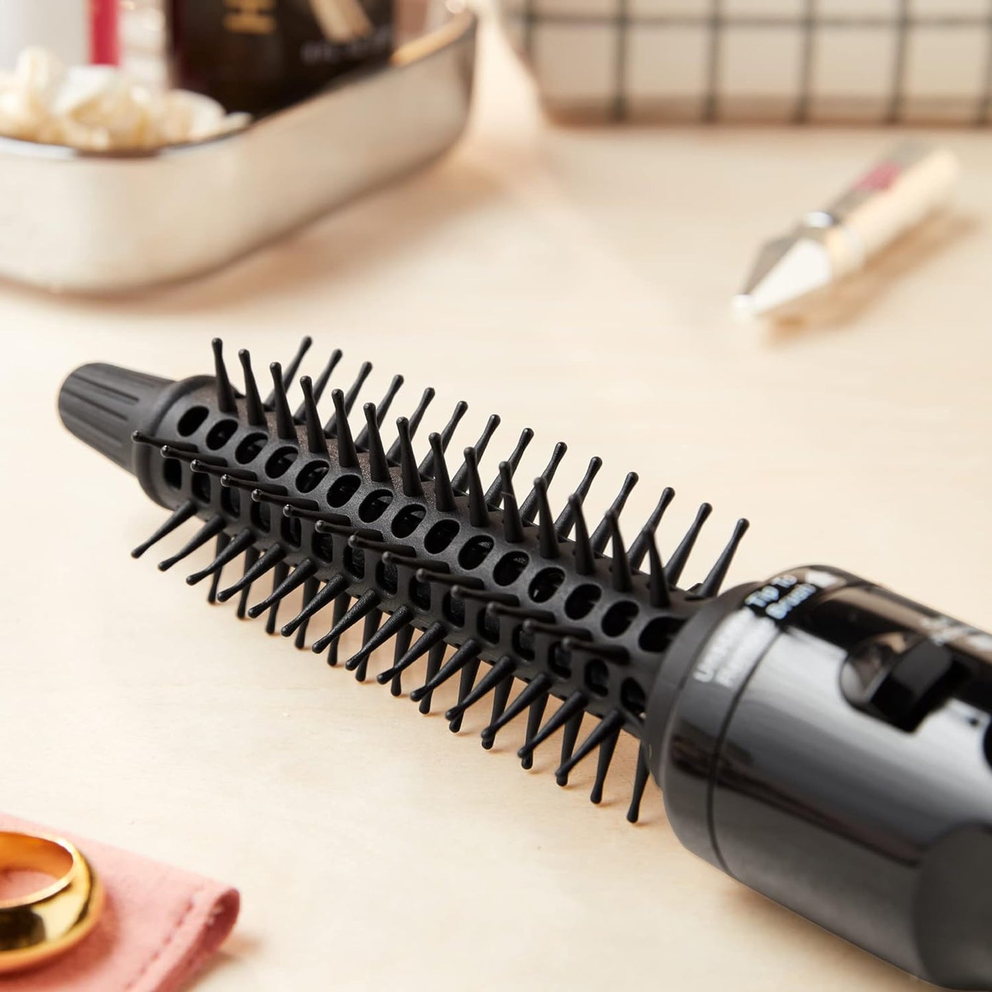 Hot Tools 3/4â Style Curl Touch Ups Tangle Hot Air Styling Brush