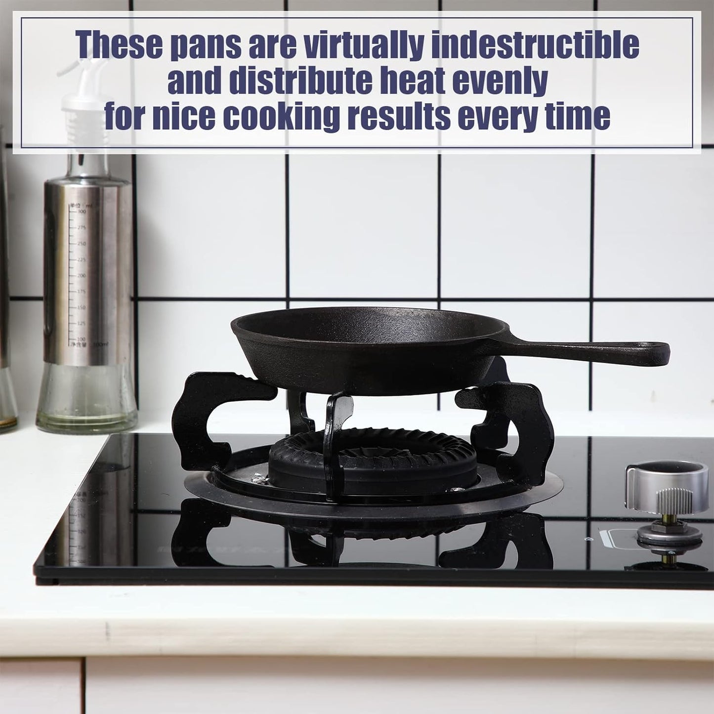 Mini Cast Iron Skillets Small Plate Kitchen Skillets, 10 Sets