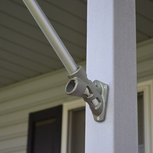 Aluminum Flagpole Bracket 1-inch Pole 2-Position Pole Mounting