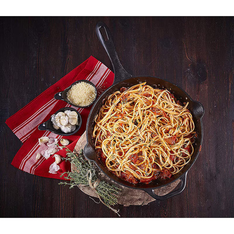 Victoria Cast Iron Skillet Large Frying Cast Iron Pan, 12"