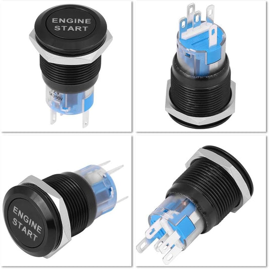 Universal 12V Waterproof Car Engine Push Button Starter Switch
