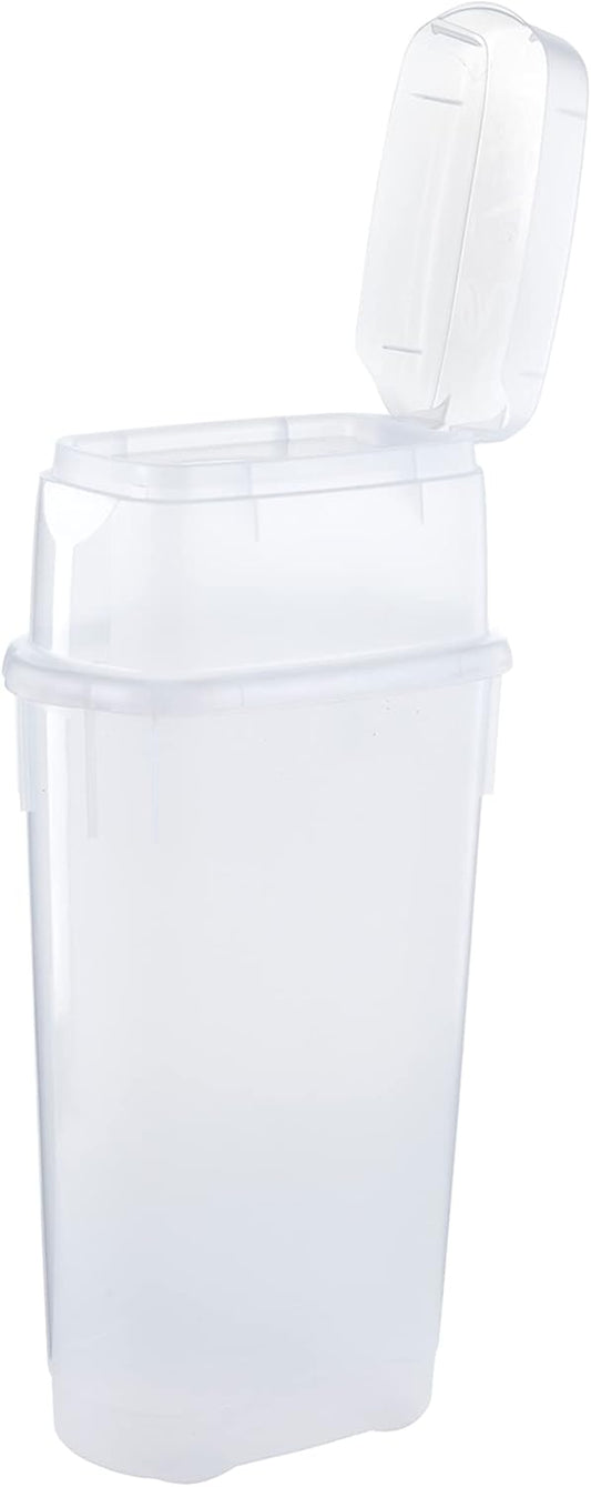 Container Wrapping Paper Organizer W/ Top Ornament Storage, Clear