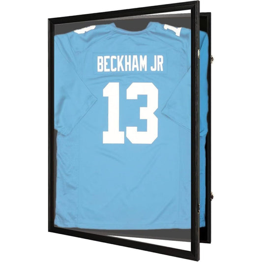 Large Frame Display Case Baseball Soccer Hockey Shirt Case, Black