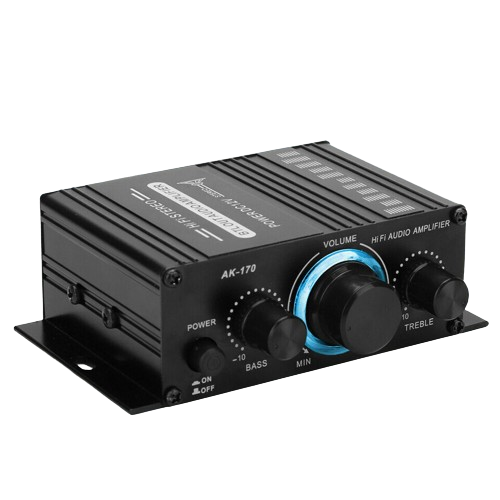 Mini Power Amplifier Digital Stereo Audio 2 Channels Amplifier