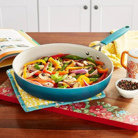 The Pioneer Woman Fry Pan 12-Inch Ceramic Nonstick Frying Skillet