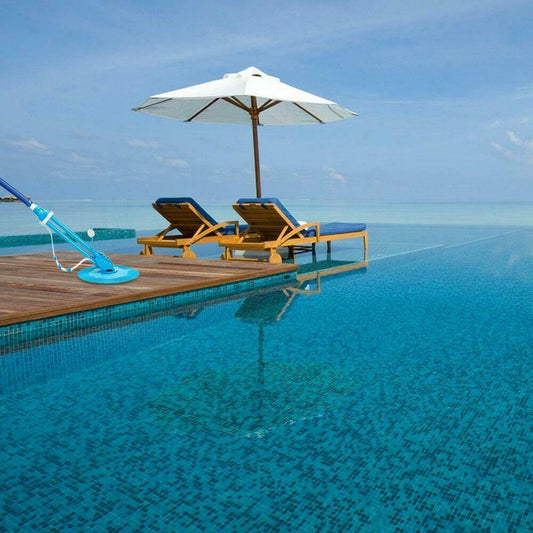 Automatic Ground Swimming Pool Cleaner Vacuum Hose Climb Wall Cleaner