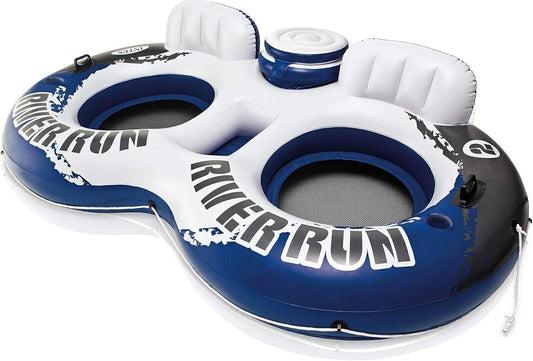 Intex Inflatable 2-Person Tube W/Cooler Pool Lake Floating Lounge