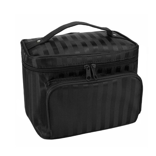 Large Cosmetic Case Makeup Bag Storage Handle Travel Kit Organizer