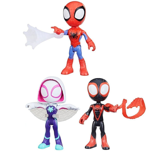 Marvel Spidey and His Amazing Friends 4" Action Figure Set, 3 Ct