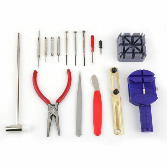 Watch Repair Tool Kit Link Remover Spring Bar Tool Case Opener Set