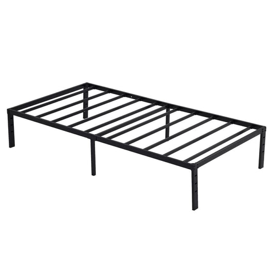 Metal Bed Frame Sturdy Steel Twin XL Size Platform 14"H Frame