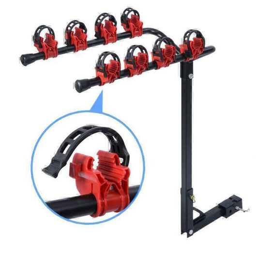 Heavy Duty 4 Bicycle Bike Rack Car Swing Down Truck Van Hitch Carrier