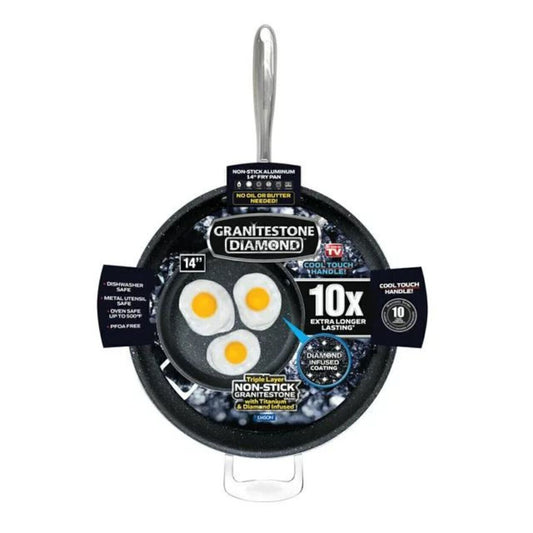 Granite Stone Diamond Frying Pan Nonstick Skillet Fry Pan, 10"