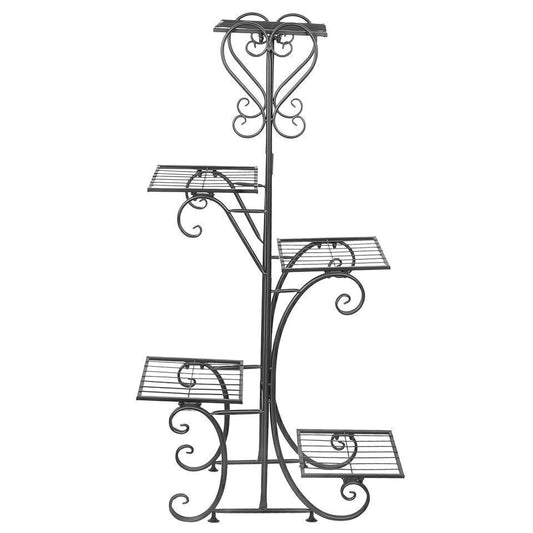 Indoor Metal Plant Stand Shelf Anti Rust Iron Garden Flower Rack