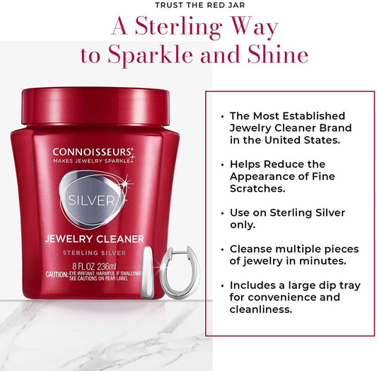 CONNOISSEURS Sterling Silver Jewelry Tarnish Silver Cleaning Solution
