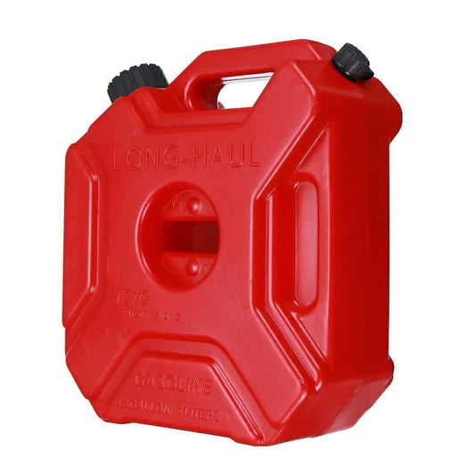 Jerry Can 5L Portable Car Fuel Tank Built-in Oil Pipe W/ Bracket Lock