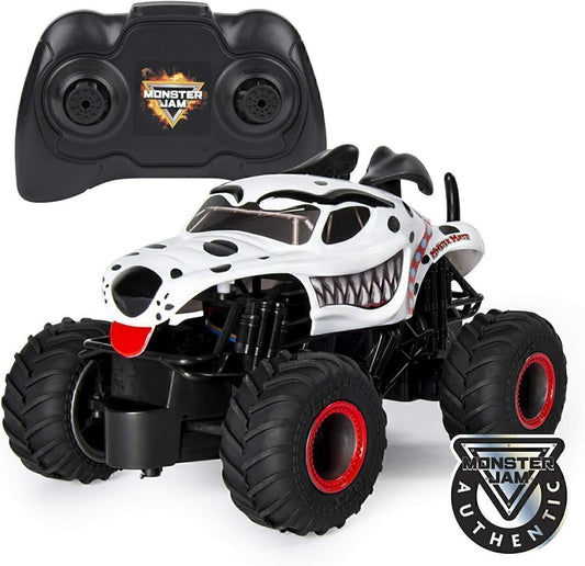 Monster Jam Monster Mutt Dalmatian 2.4 GHz RC Truck, 1:24 Scale
