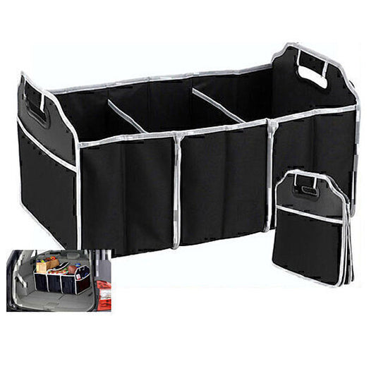 Extra Large Car Auto Trunk Collapsible Organizer with 3 Compartments