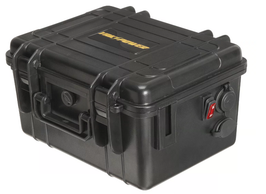 Kayak Battery Box Kit 12V Integrated Power Port With Dual USB Handles