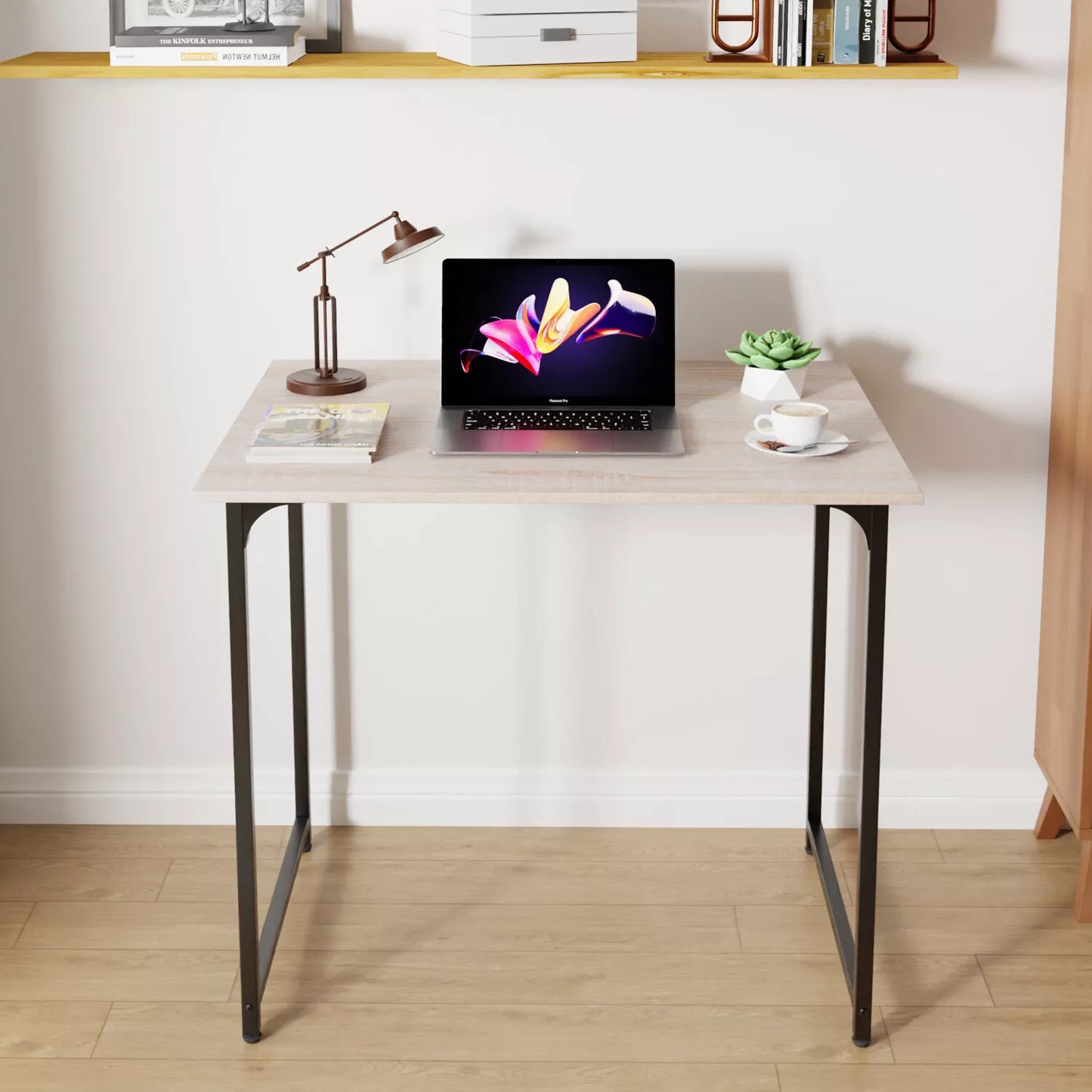 Computer Desk Office Metal Frame Modern Simple Style 32"W Desk
