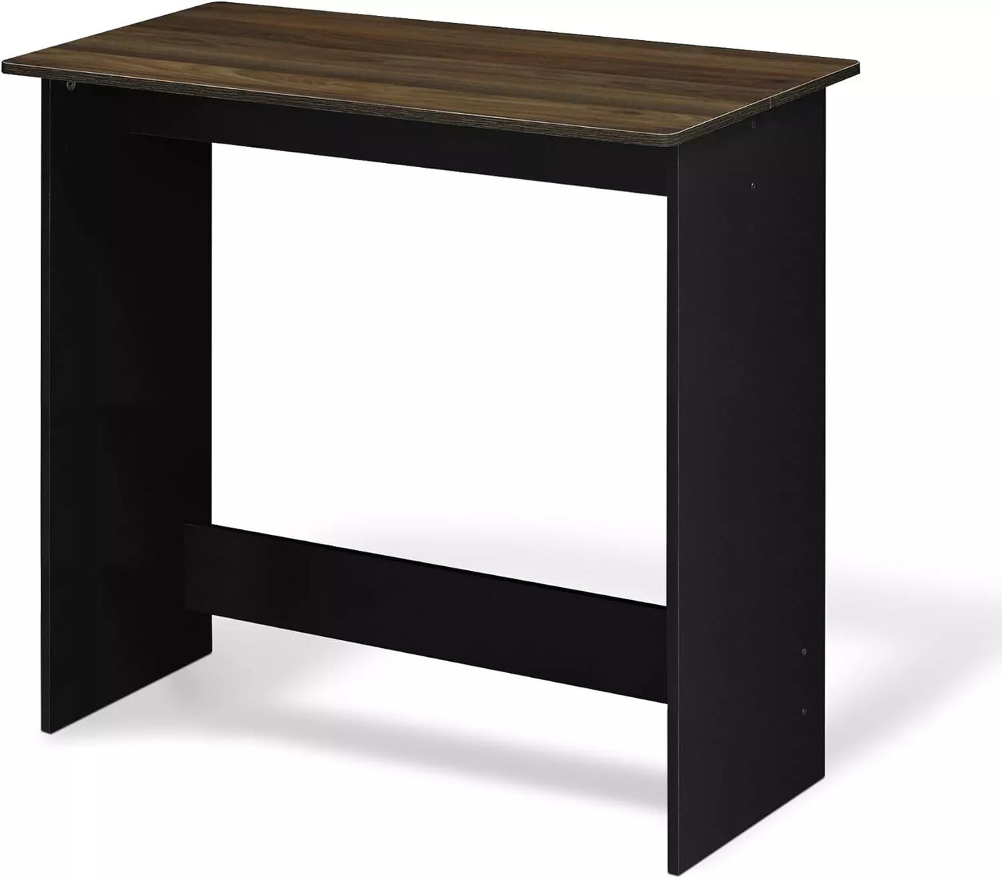 Writing Desk Office Space Saving Simplistic Study Table, Walnut