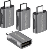 USB C Male To USB Female OTG Adapter High-Speed Convert-(4 Count)