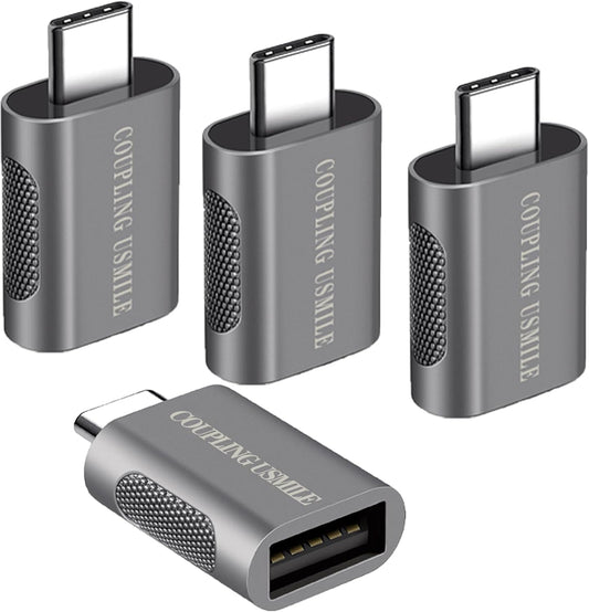 USB C Male To USB Female OTG Adapter High-Speed Convert-(4 Count)