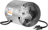 iPower Blower Inline Booster 240 CFM Exhaust Duct Blower 6'' Fan