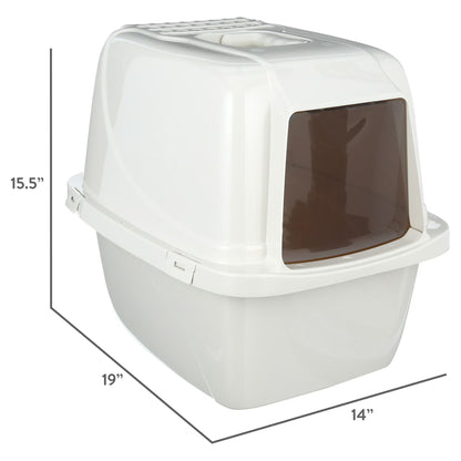 Van Ness Covered Cat Litter Box With Door - Large