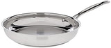 Classic Stainless Steel Skillet Tri-Ply Induction Frying Pan, 10"