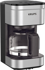 Simply Brew Coffee Maker Filter Drip 5 Cup Coffee Maker, Silver