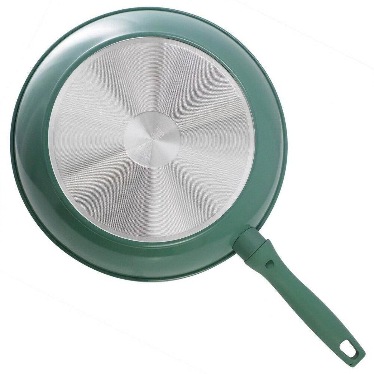 Nonstick Aluminum Frying Pan Soft-Touch Handle 12in Skillet
