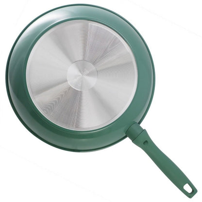Nonstick Aluminum Frying Pan Soft-Touch Handle 12in Skillet