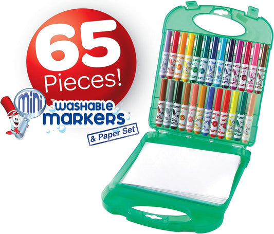 Marker & Paper Set Kids Pip-Squeak Washable Coloring Drawing Set