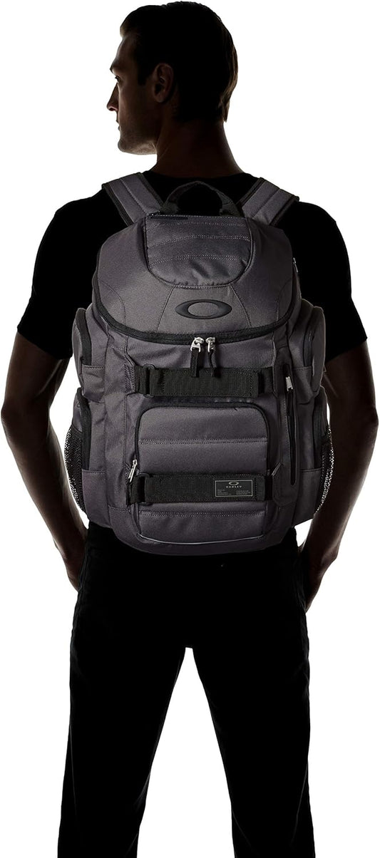 Oakley Men's 30L Backpack School 17"Laptop Fit Back Pack, Gray