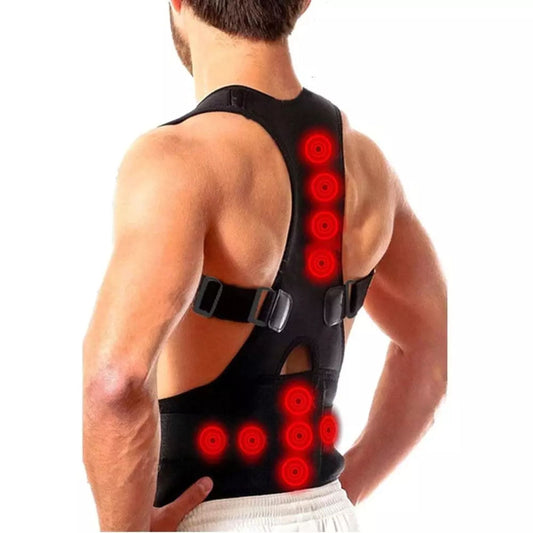 Posture Corrector Support Magnetic Back Shoulder Brace, Large