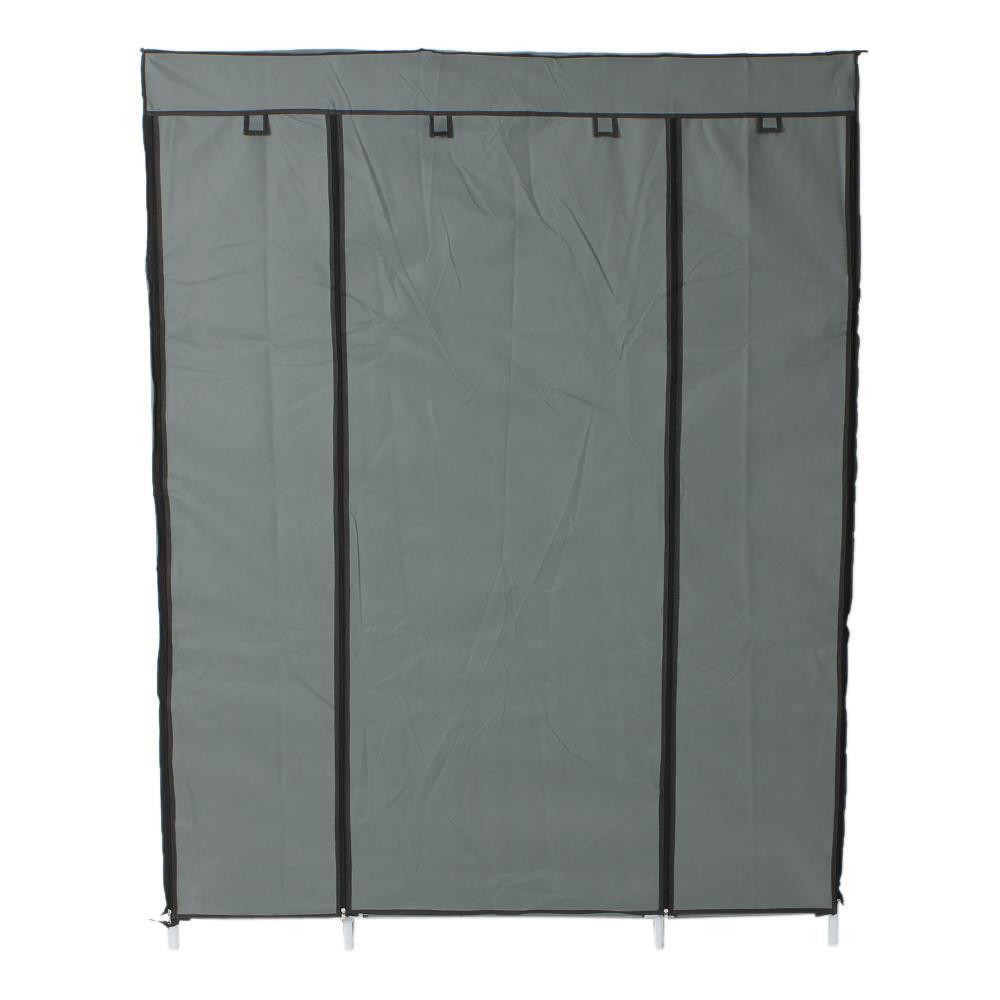 Portable Closet Storage Organizer Clothes Wardrobe Rack Shelves